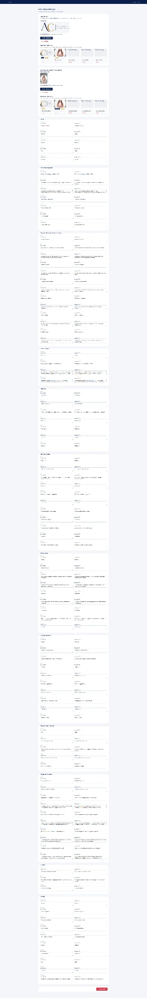 Interface do painel para edição autônoma de textos e imagens