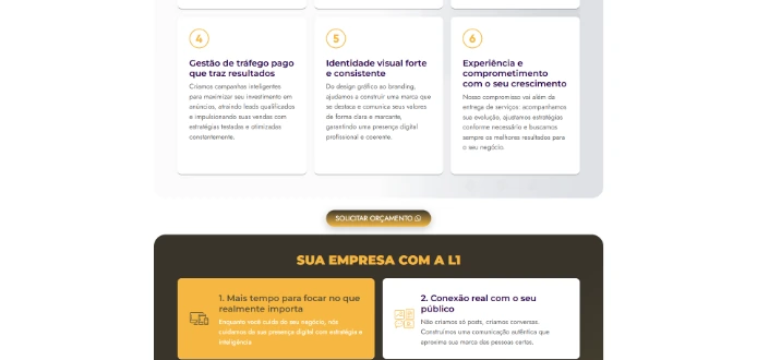 Bloco comercial com diferenciais e argumentos de contratação