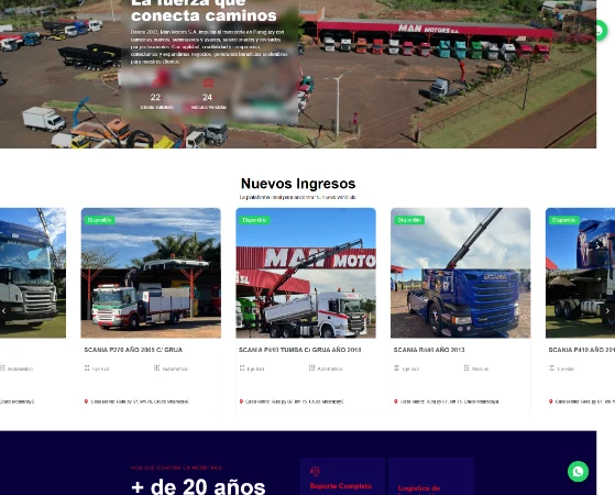 Apresentação da trajetória e unidades da empresa